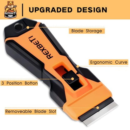REXBETI Razor Blade Scraper Tool, Paint, Windows, Glass Stovetop Scraper
