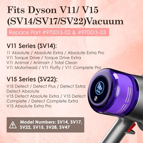 V11 Filters Replacement for Dyson V11/V15, Replaces # 970013-02