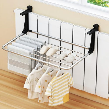 Tangkula Portable Clothes Drying Rack for Indoor & Outdoor Use(Small) - size: Small