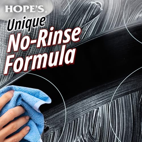 HOPE'S Perfect Cooktop Glass and Ceramic Cooktop and Stove Top Cleaner, Fast Acting and Removes Burnt on Stains from Glass Ceramic Smooth Top Ranges with its No Rinse Formula, 10.6 Oz, Pack of 1 - size: 10.6 Ounce (Pack of 1)