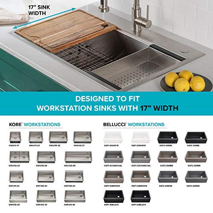 KRAUS Stainless Steel 16.75 in Workstation Sink Colander CS-6 - color: Stainless Steel, style: Colander