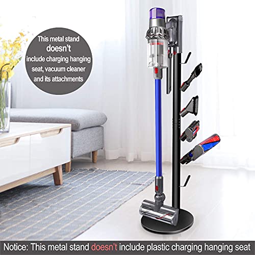 XIGOO Vacuum Stand for Dyson V15 Detect, V11 V10 V8 V7 V6 - color: Black, style: 6 Hooks