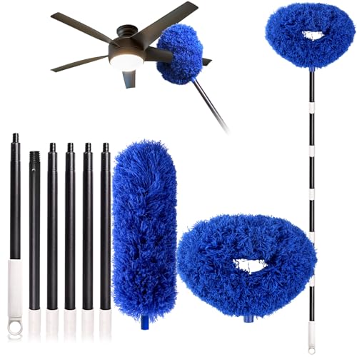 Ceiling Fan Cleaner Duster with Extension Pole, 15–88 Inch Long Duster