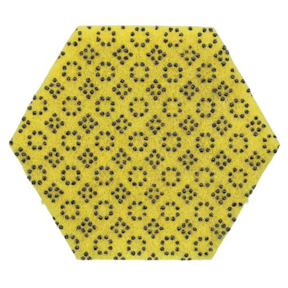 Scotch-Brite Low Scratch Scouring Pad 2000HEX, Yellow, 60 Each/case - color: Yellow, size: 60/Case