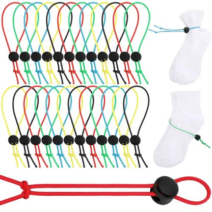 100 Pcs Sock Clips for Laundry, Sock Keepers for Washing