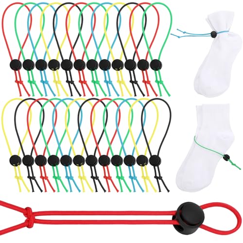 100 Pcs Sock Clips for Laundry, Sock Keepers for Washing