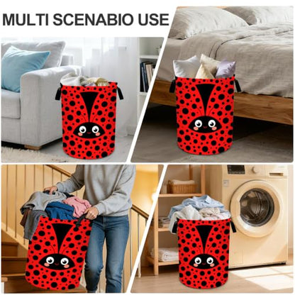 Insect Laundry Basket Waterproof Laundry Hamper Foldable Laundry Bag with Handles for Bedroom, Bathroom, Office, Clothes Storage - color: Insect