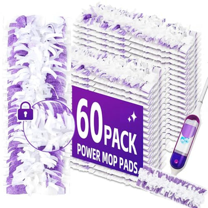 60PCS Disposable Mopping Pads Refills for Swiffer Power Mop Pads - size: 01-60PC