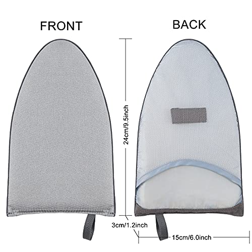 Garment Steamer Ironing Gloves Anti Steam Glove Heat Resistant Garment Steamer Mitt, Garment Steam Accessories for Clothes - color: Grey