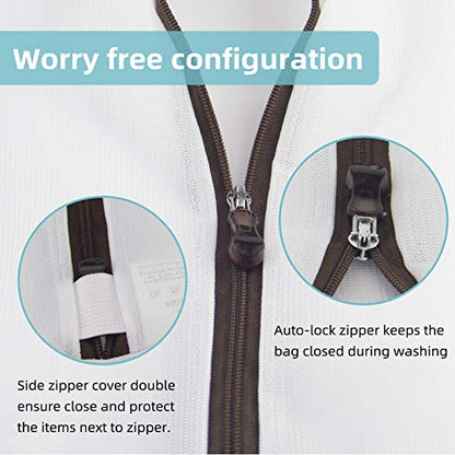 GOGOODA Mesh Laundry Bags for Delicates Durable Protective Wash Bags - size: 1XXL,2L,2M,2 Bra Bags