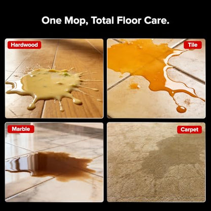 Roborock 4-Pack Replacement Mop Pads for Saros 20, Qrevo Edge 2, Saros 10R, Qrevo Edge 3 Pro, Qrevo 2 Pro, Qrevo CurvX, Saros Z70, Reusable Mop Pads for Hardwood Tile Marble Carpet - size: Mop Cloth-7