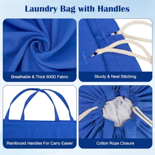 Thick Laundry Bag 33"Wx 35"H,Extra Large Heavy Duty Hamper Liner, XL Blue - color: Blue,1pc XL, size: XL 33"W x 35"H┃1 Pack