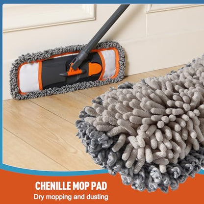 CLEANHOME Mops for Floor Cleaning for Hardwood, Marble, Tile Floor Mopping