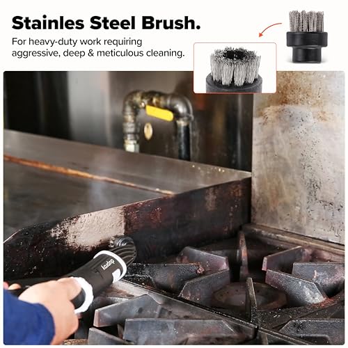 Dupray Small Assorted Brushes - Accessories for Dupray Steam Cleaner