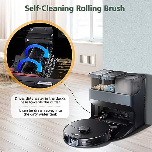 2 PCS High-Speed Cleaning Brush for Mop Pads for Roborock Vacuum Cleaner - size: S8 Pro Ultra and S7 MaxV Ultra Brush