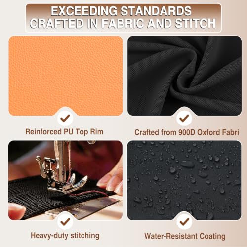 Laundry Hamper with Lid,Leather Patchwork Laundry Basket with Wheels 40Gal - color: Black, size: 1 Section