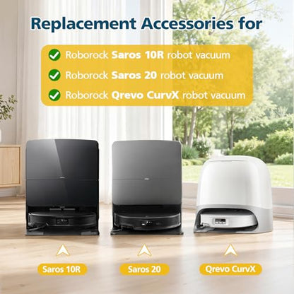 Saros 10R Accessories for Roborock Saros 10R / Saros 20 / Qrevo CurvX - size: for Saros 10R / Saros 20 / Qrevo CurvX