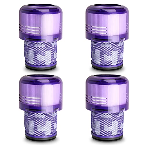 Lemige 4 Pack V11 V15 Filters Replacement for Dyson V11 V15 Cordless Vacuum - size: V11 V15-4 P-3.54*5.12 IN