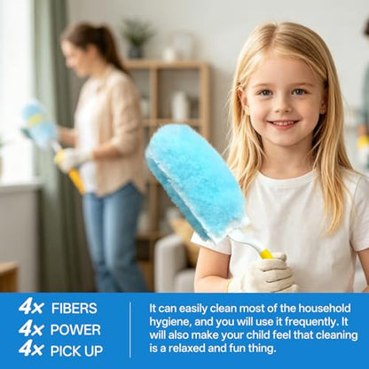 40 Count Duster Refills, Double-Sided 360° Duster Refills with 1 Handle - size: 40 pcs