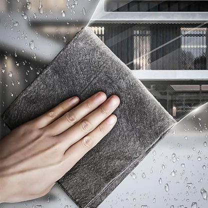 6 Pack Thickened Magic Cleaning Cloths, 30x30cm Reusable Microfiber Cleaning Rags, Lint-Free Streak-Free Cloth for Windows, Glass, Mirrors, Kitchen, Car - color: Grey(6pack), style: Magic Cloth