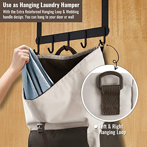 Laundry Bag Backpack 125L Extra Large, Heavy Duty 900D Coated Oxford Fabric, 3 Pockets Durable Travel Laundry Bags with Soft Padded Shoulder Straps for College Dorm, Apartment, Laundromat (Khaki) - color: Khaki