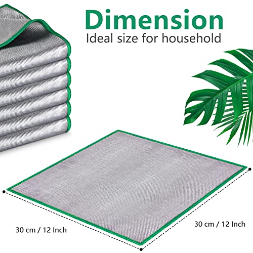 Airlab Glass Polishing Streak Free Miracle Cleaning Cloth, Sliver-Green - color: Sliver-green