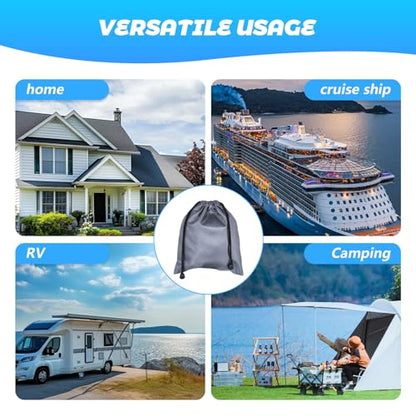 Magnetic Clothesline for Cruise Ship, Travel Clothesline with 12 Clothespins for Cruise Ship Essentials, Clothes Drying Rack with Strong Magnets Hooks and Storage Bag for Cruise Ship Cabin Outdoor