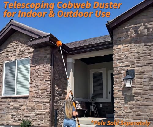 Cobweb Duster Head Brush for Web Cleaning (Pole Sold Separately)