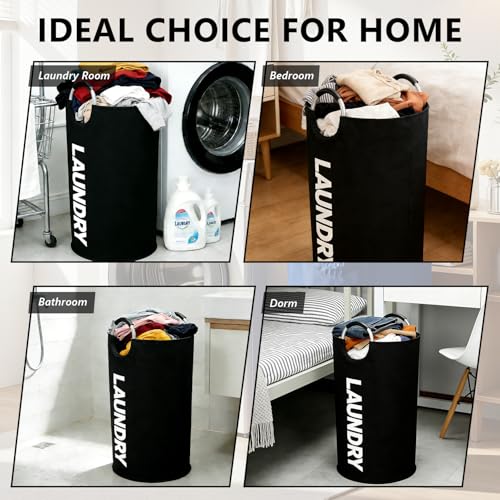 A Large 90 Liter Laundry,Black - color: black