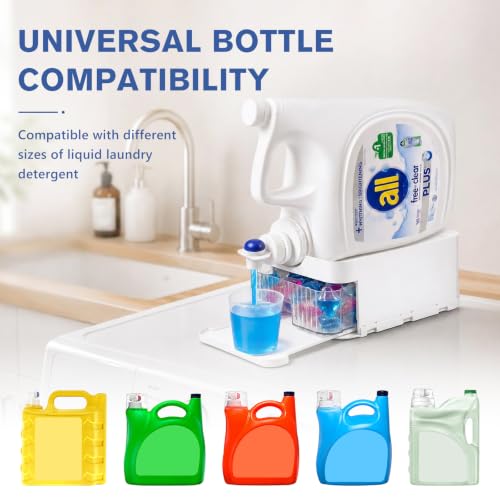 Laundry Detergent Holder, Countertop Liquid Laundry Detergent Dispenser