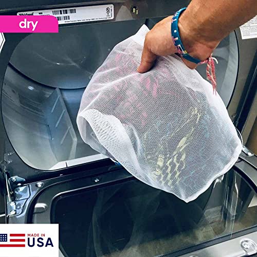 Mesh Laundry Bag with Zipper for Socks & Delicates