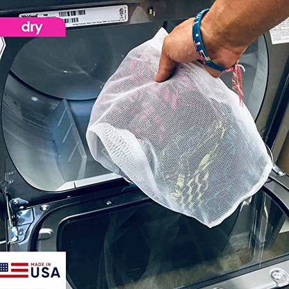 Mesh Laundry Bag with Zipper for Socks & Delicates