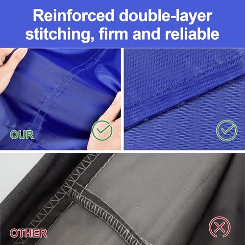 OTraki Medium Laundry Bag 20x24 Inch Drawstring Travel Laundry Bags Durable Dirty Clothes Organizer Machine Washable Delicates Lingerie Wash Bags Drying do not exceed 176℉ Blue - size: 20x24 inch