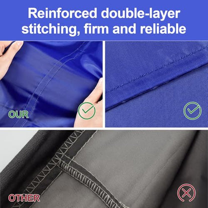 OTraki Medium Laundry Bag 20x24 Inch Drawstring Travel Laundry Bags Durable Dirty Clothes Organizer Machine Washable Delicates Lingerie Wash Bags Drying do not exceed 176℉ Blue - size: 20x24 inch