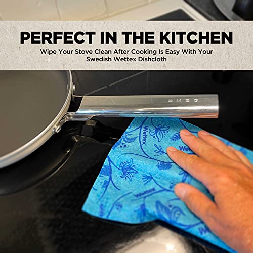 Wettex The Original Swedish Dishcloth for Kitchen 10 Pack