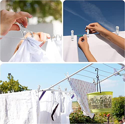 40 PCS Garden Clips for Netting, Heavy Duty Steel Greenhouse Clamps - style: 2inch-40pcs