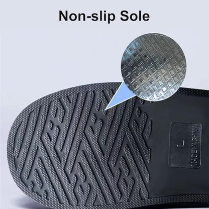 Waterproof Shoe Covers, Reusable & Foldable Rain Boot Shoe Cover with Zipper, Non-Slip, Reflector, Men Women Rain Gear, Black - size: X-Large