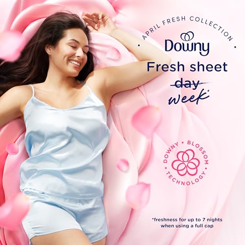 Downy Liquid Fabric Softener, April Fresh 2-in-1 Fresh & Soft, 140 Fl Oz, 190 Loads, Fabric Conditioner For Freshness And Softness - size: 140 Fl Oz (Pack of 1)