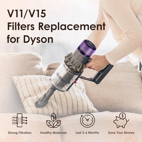V11 Filters Replacement for Dyson V11/V15, Replaces # 970013-02