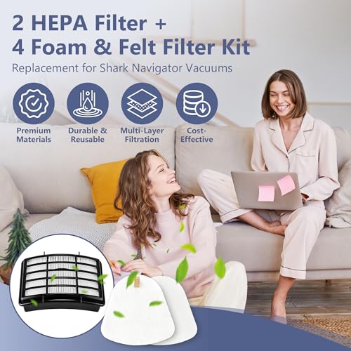 Filter Replacement for Shark Navigator Lift Away Deluxe Professional Vacuum