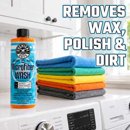 Chemical Guys Microfiber Wash & Towel Detergent, Deep Cleans, 16 oz - size: 16 Fl Oz (Pack of 1)