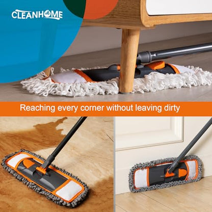 CLEANHOME Mops for Floor Cleaning for Hardwood, Marble, Tile Floor Mopping