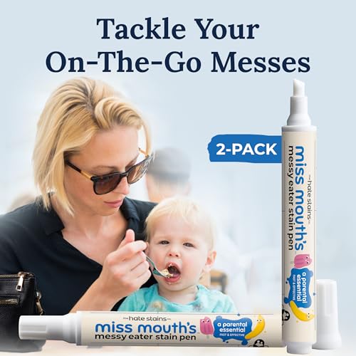 Miss Mouth's Messy Eater Stain Remover Pen, On-The-Go Travel, 2 Pack - style: 2 Pack