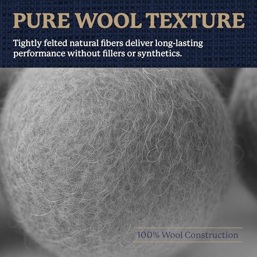 Farberware Wool Dryer Balls, 4-Pack, Reusable - color: Gray