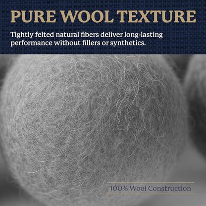 Farberware Wool Dryer Balls, 4-Pack, Reusable - color: Gray