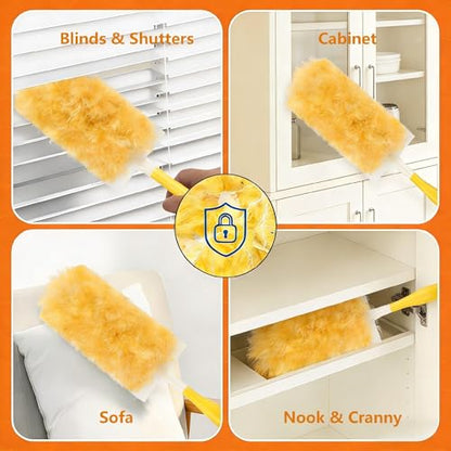 30 Count Heavy Duty Duster Refills for Swiffer, Multisurface 360° Dusters