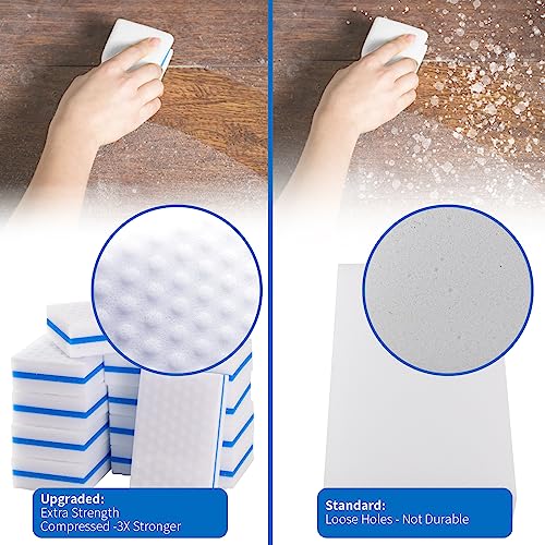 Upgrade Melamine Sponge, 3X Density, 25 Pack