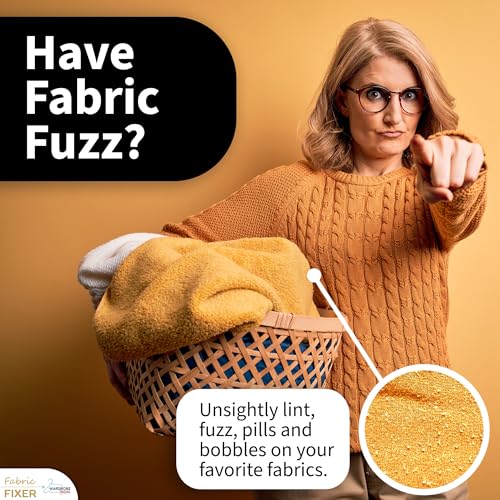 Multi-Fabric Sweater Comb for Pills and Fuzz - Manual Fabric Defuzzer Wool Lint Shaver Comb Scraper for Clothing, Sheets and Furniture by Wardrobe Hackers - color: Turquoise (Pack of 1)