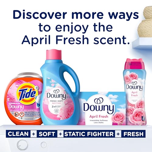 Downy Liquid Fabric Softener, April Fresh 2-in-1 Fresh & Soft, 140 Fl Oz, 190 Loads, Fabric Conditioner For Freshness And Softness - size: 140 Fl Oz (Pack of 1)