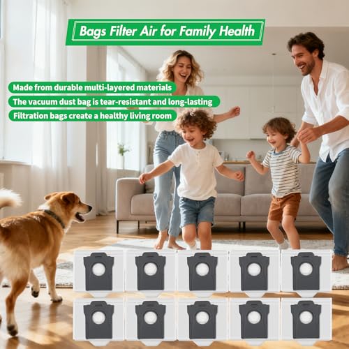 10 Pack Dust Bags for MOVA P10 Pro Ultra P50 Pro Ultra V50 Ultra Complete
